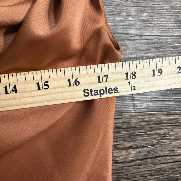 Wayf Women's Mocha Brown Blouse - Picture 7 of 8